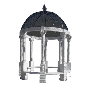 Customized stone gazebo garden decorative marble gazebo pergola exterior marble gazebo