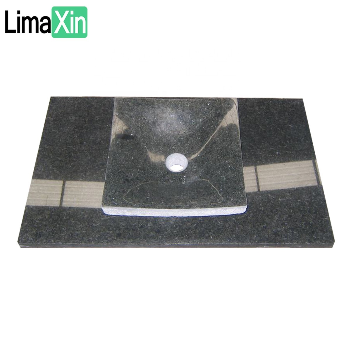 Hot sale Black stone sink unique design marble sink black marble vessel sink