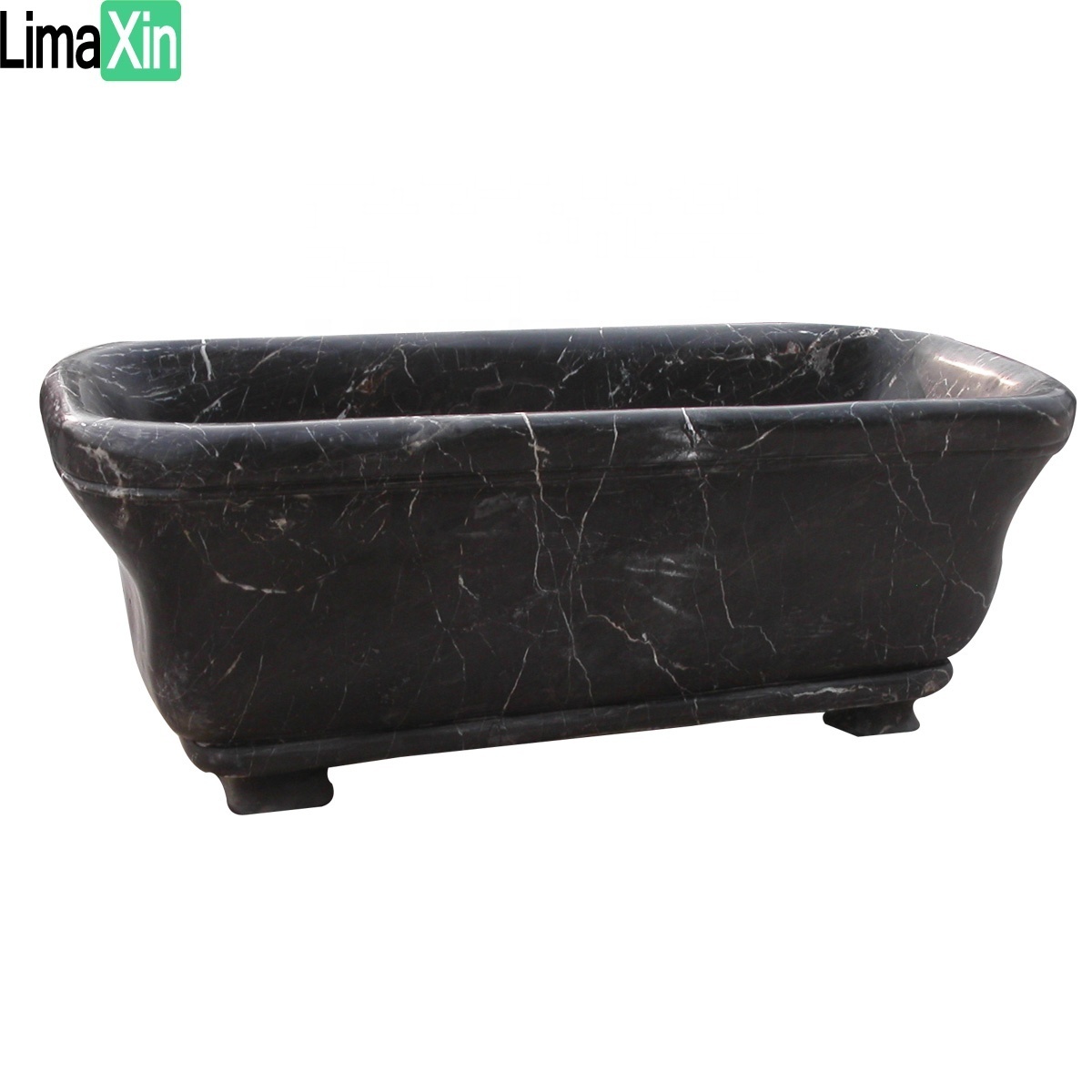 Unique design natural stone bathtubs marble bathtub for sale carved black stone bathtub