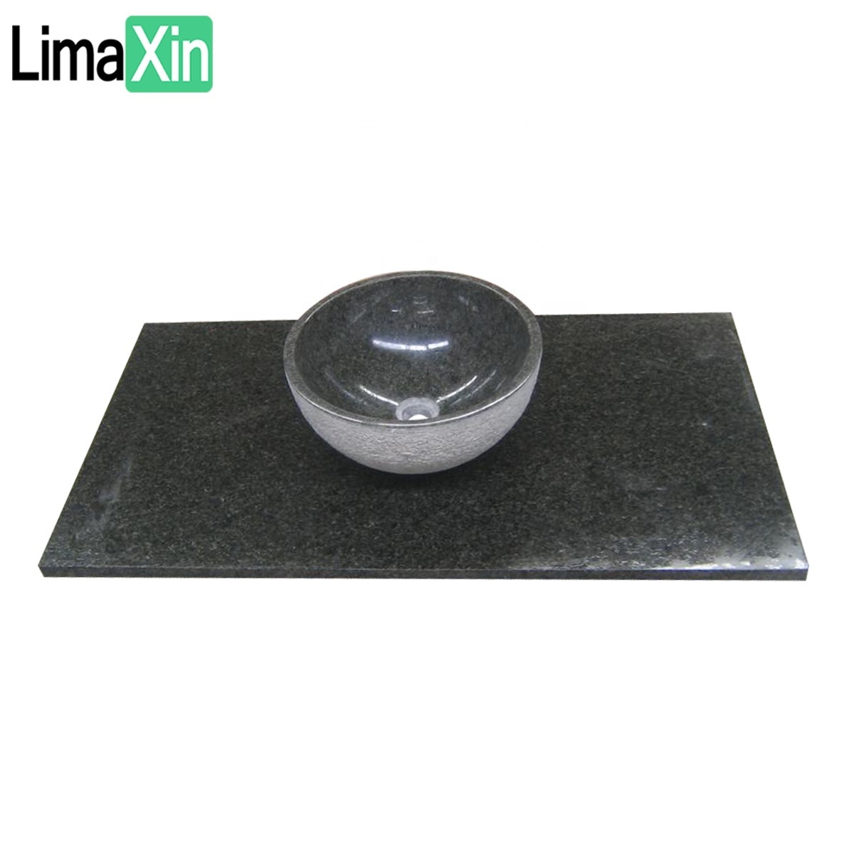 Hot sale Black stone sink unique design marble sink black marble vessel sink