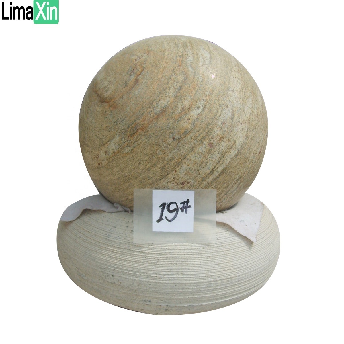 Unique China marble stone floating sphere marble ball fountain rotating ball fountain