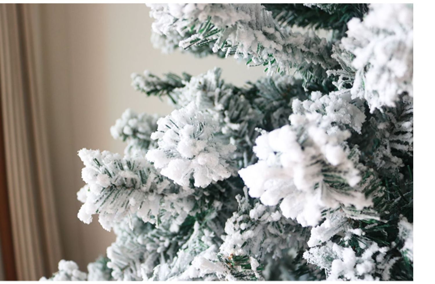 Best Selling Artificial Snowing Flocked Christmas Tree For Outdoor Holiday Wedding Decoration