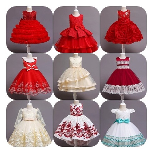 China makes new fashion girl party Princess dress High-end casual children's Princess dress sleeveless chiffon dress