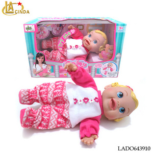 Funny electric doll,Cry and laugh function kids toys Voice dolls