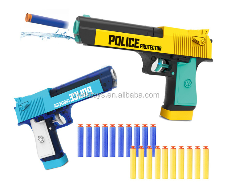 badge handcuffs telescope  interphone stiletto spontoon pistol kit Children's Toy Gun Set