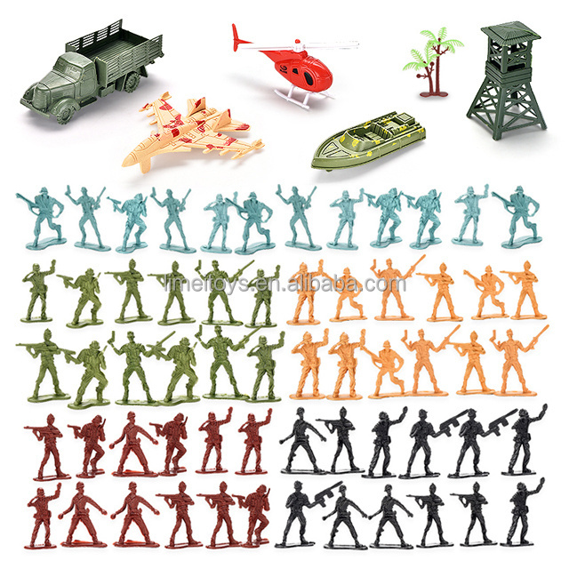 War action figure Army Men mini toy plastic  soldiers figure toy military set for kids