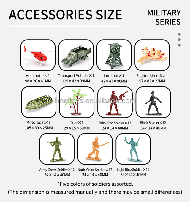 War action figure Army Men mini toy plastic  soldiers figure toy military set for kids