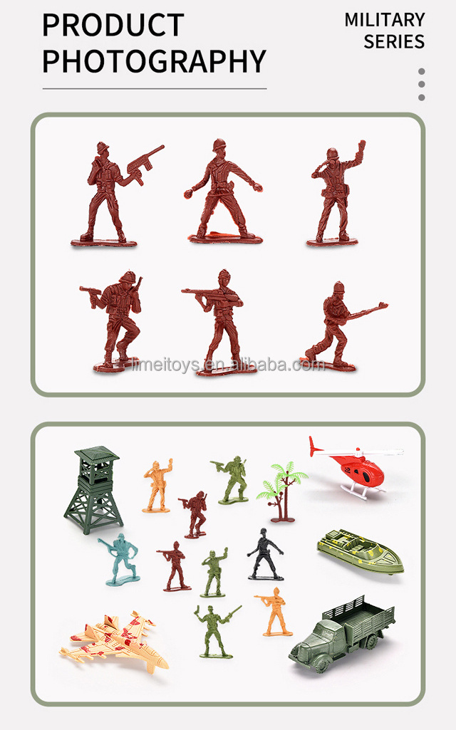 War action figure Army Men mini toy plastic  soldiers figure toy military set for kids