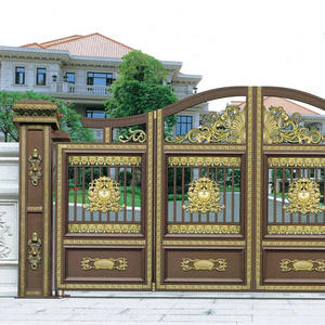 Aluminum art gates design villa garden gate and luxury swing gate