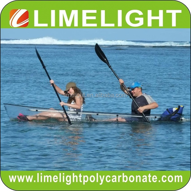 crystal kayak clear bottom canoe transparent kayak see thru kayak glass bottom canoe