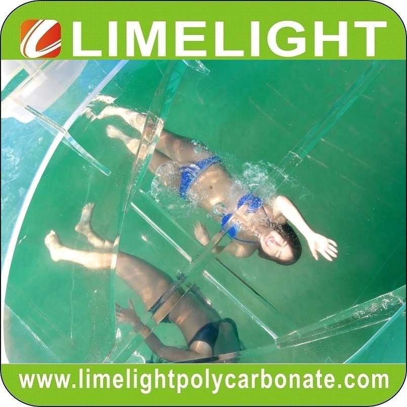 Plastic clear boat transparent bottom boat glass clear boat for sale