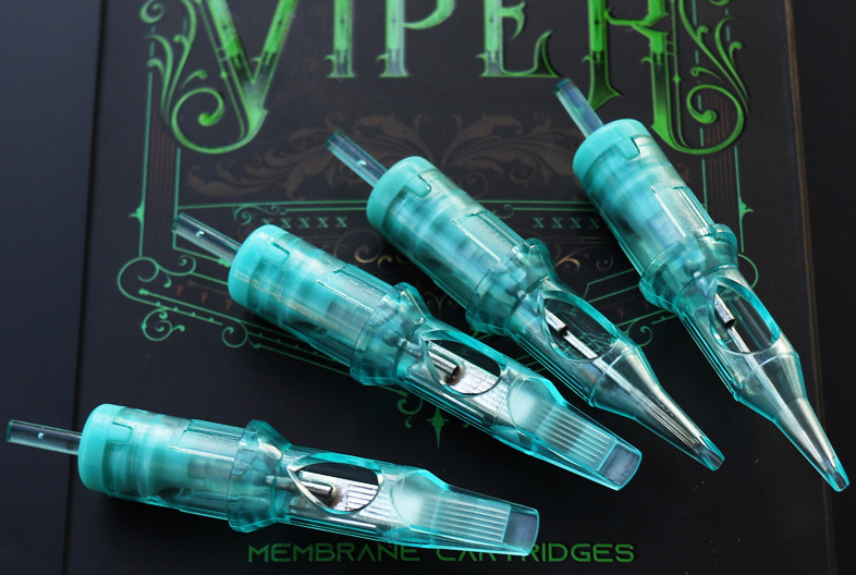 viper box of 20 needles tattoo needles cartridge blue high quality tattoo cartridge needle