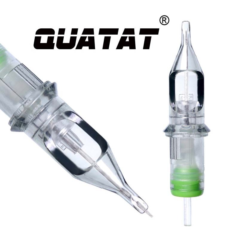 QUATAT  box of 20 professional tattoo cartridge needles  high quality transparent tattoo cartridge needle