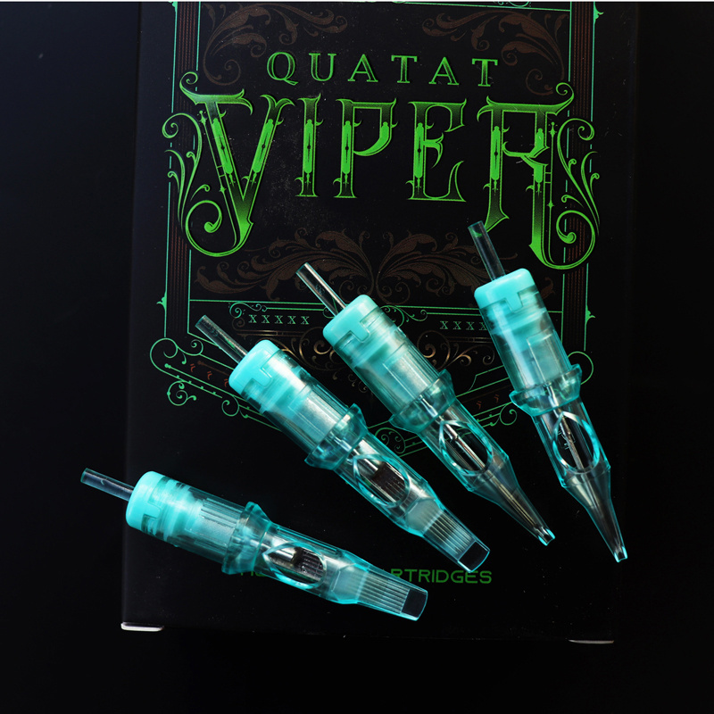 Excellent Quality QUATAT VIPER tattoo needle cartridge needles supplies disposable super sharp precise membrane sealed