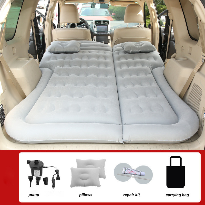 Camping extended back seat air bed Portable SUV Air Bed Car Inflatable Mattress with Pump 2 pillows