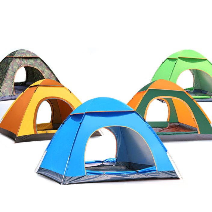 Custom Brand Ultralight Easy Instant Canvas Hiking Automatic Pop Up Camping Outdoor Tent