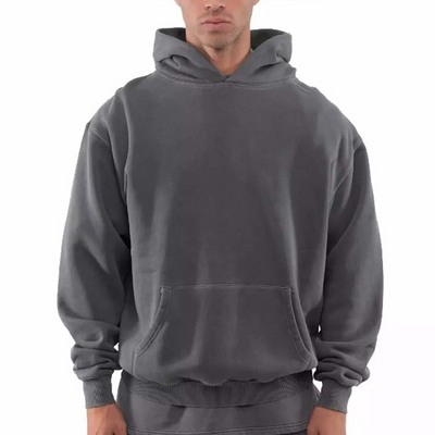 80 Percent Cotton 20 Percent Polyester Hoodies Unisex Polyester Cotton Blend 14oz Heavyweight Pullover Egyptian Cotton Hoodie