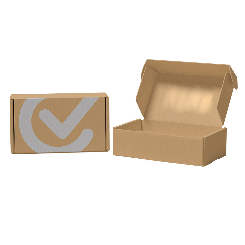 Wins Flying Low MOQ Mailer Paper Packing Boxes Wholesale Kraft 3 layers Corrugated Clothing shoes Collapsible Shipping BOX