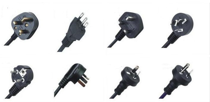 customize certificated US AU EU UK LED AC plug power cable for neon sign led power supply