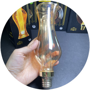 wine bottle shape home decoration glass 200lm 2000k warm white 3W filament lamp vintage edison e27 led bulb