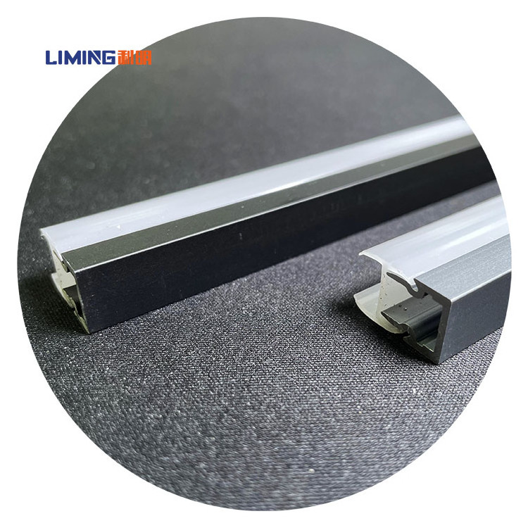 customize extrusion channel diffuser cover silicon heat sink ceiling cabinet stairs led profile strip aluminum profile led linea