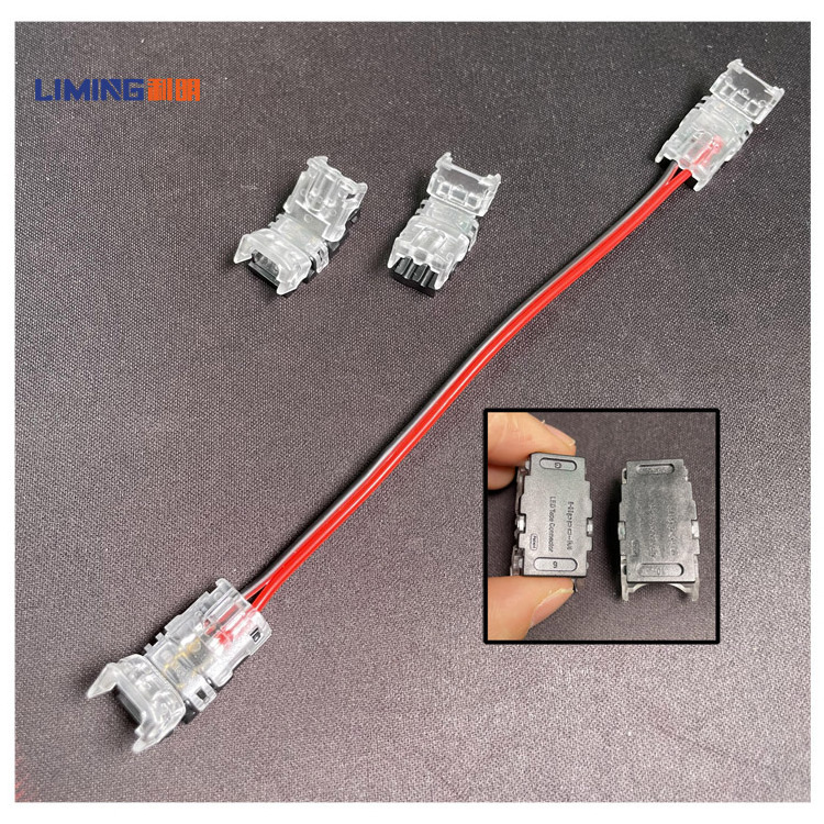 Wholesale IP65 Waterproof Quick Connection 0.39in 10mm RGB 5050 LED Strip Lights 2Pin LED Strip Connectors