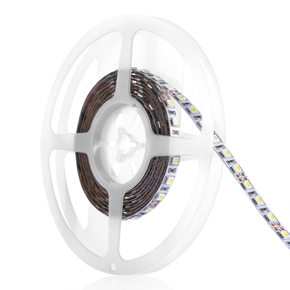 China Factory IP65 Waterproof SMD 5M 300LED RGB LED Strip 5050 12V, RGB LED Flexible Strip Light