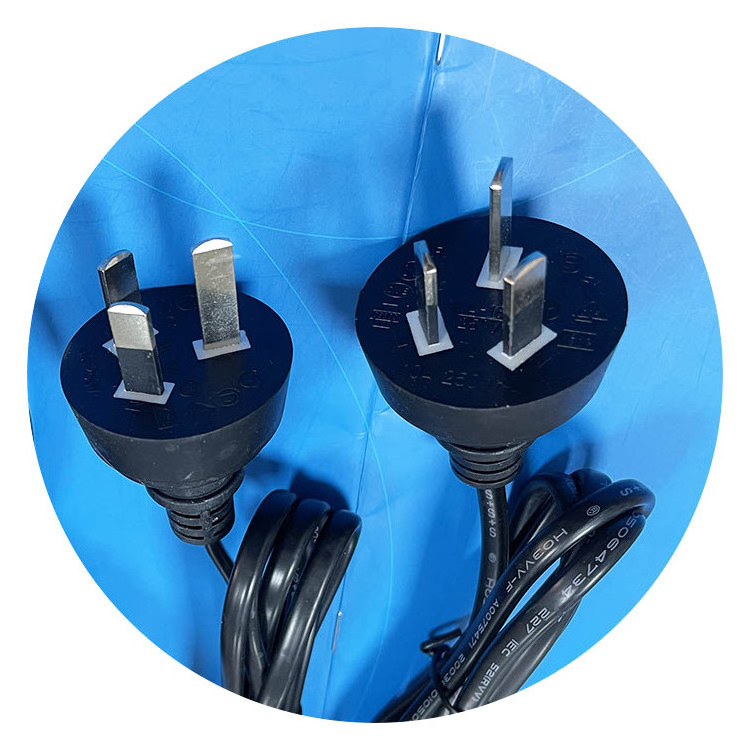 customize certificated US AU EU UK LED AC plug power cable for neon sign led power supply