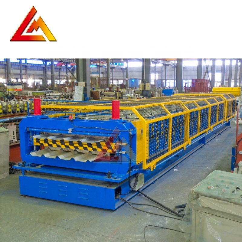 LIMING Building Material Machinery Metal tr4 tr5 tr6 aluzinc IBR Trapezoid Roofing Sheet Tile Xiamen Roll Forming Machine