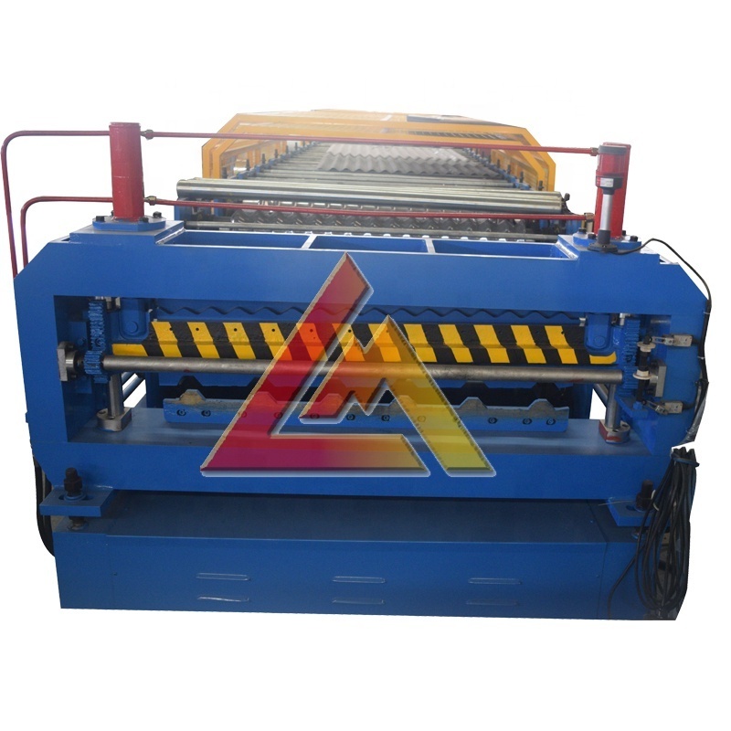 Double Layer Galvanized Tile Corrugated Aluminium Metal Roof Sheet Making Roll forming Machine