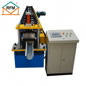 Hot Selling roofing metal water rain gutter roll forming making machine - manufacturer