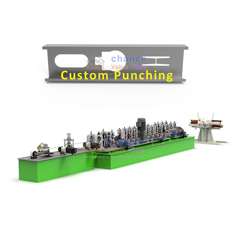 Fully Automatic Model Change and Size Adjustment Stud and Track Making Machine