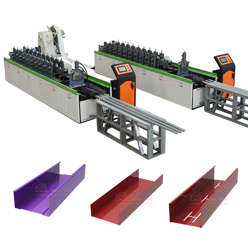 Liming customisable furring omega channel frame light steel keel drywall stud roll forming machine