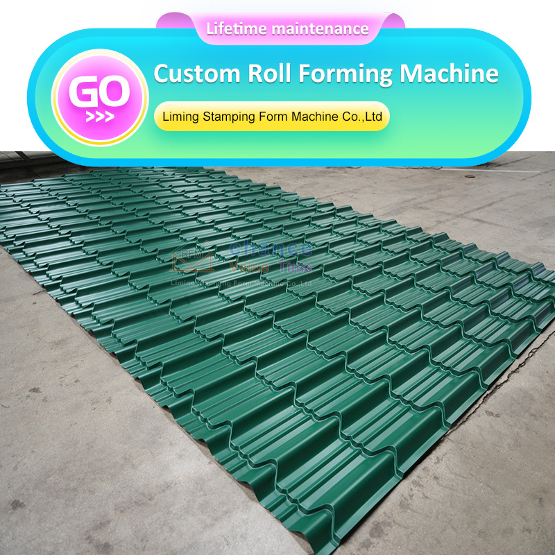 Liming High Quality Sheet Wall Glazed Tile Making Machine Roof Panel Used Roll Forming Machinery