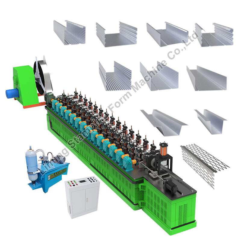 Liming cold roll forming machine steel C channel machine metal Furring Channel Roll Forming Machine