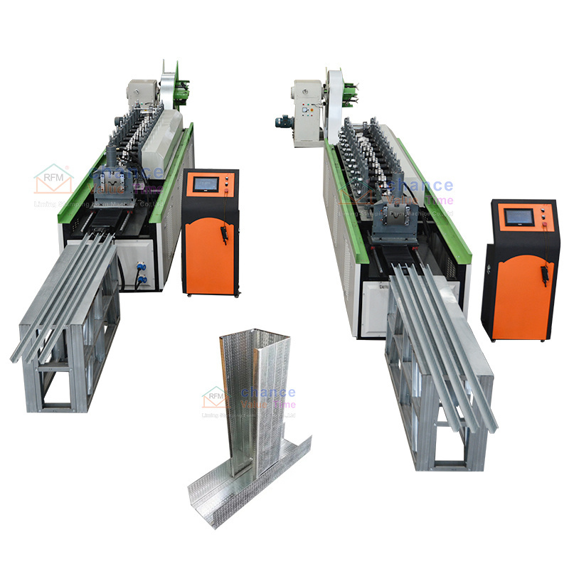 Liming customisable furring omega channel frame light steel keel drywall stud roll forming machine