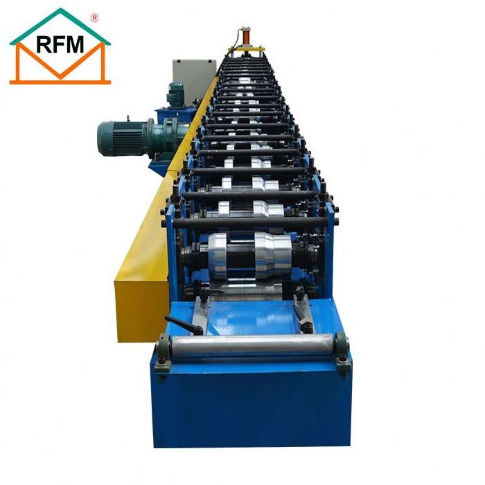 Hot Selling roofing metal water rain gutter roll forming making machine - manufacturer