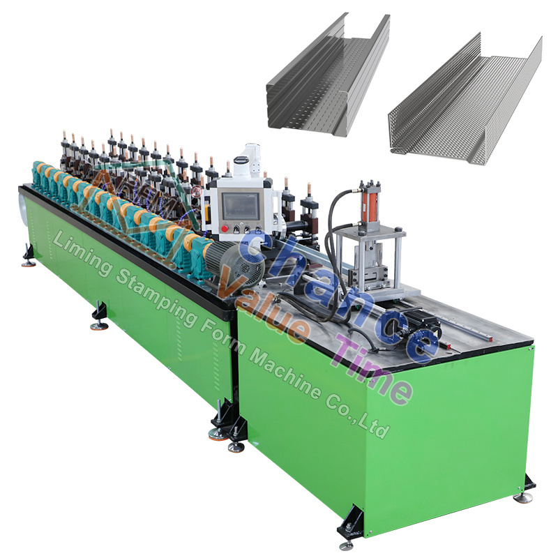 Liming cold roll forming machine steel C channel machine metal Furring Channel Roll Forming Machine