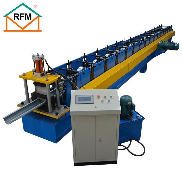 Hot Selling roofing metal water rain gutter roll forming making machine - manufacturer