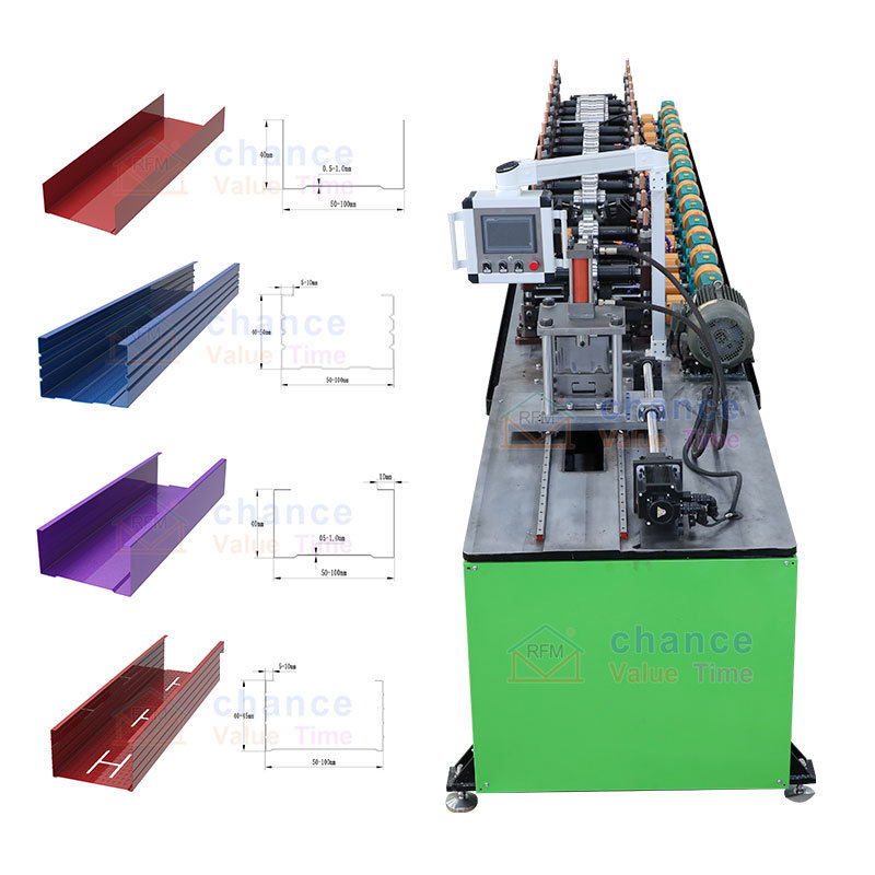 Liming cold roll forming machine steel C channel machine metal Furring Channel Roll Forming Machine