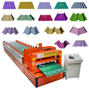 Liming High Quality Sheet Wall Glazed Tile Making Machine Roof Panel Used Roll Forming Machinery