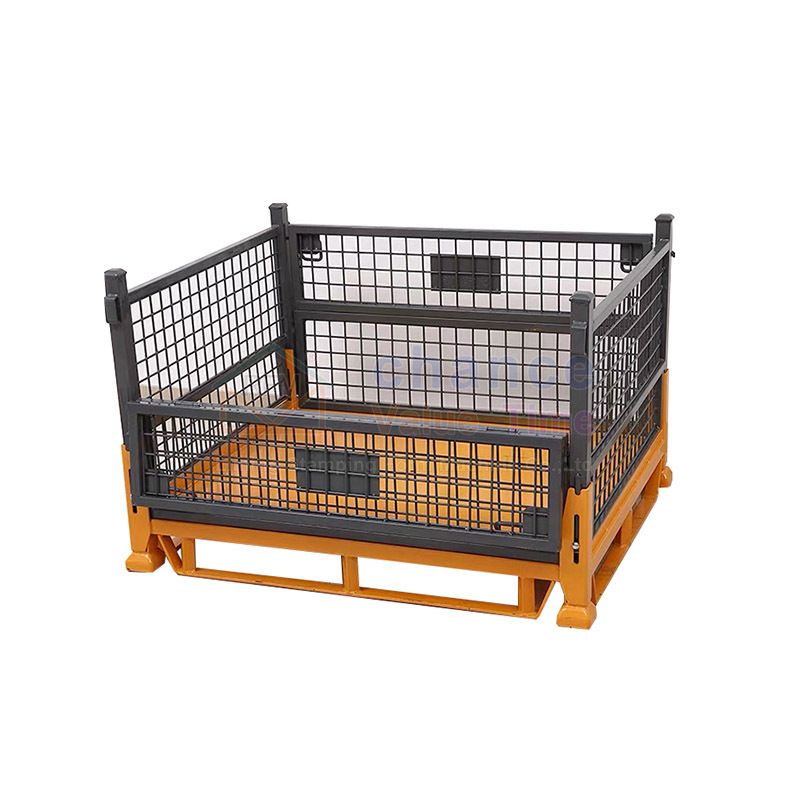 Factory boutique hot sale Metal swing box  Logistics iron box  Heavy duty products steel crates