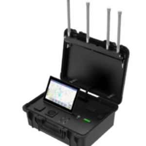 Briefcase Style Drone Detector used for Tracking system for detecting the position of drones and pilot identification