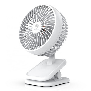 6 Inch Portable Rechargeable large 10000 mAh  Battery Air Cooling Desk Clip Fan with Detachable Design