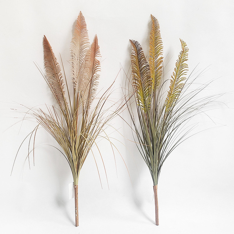 Artificial reed Pampas grass gladiolus leaf green plant centipede grass manufacturers wholesale false grass