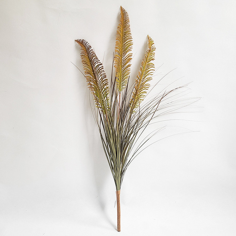 Artificial reed Pampas grass gladiolus leaf green plant centipede grass manufacturers wholesale false grass