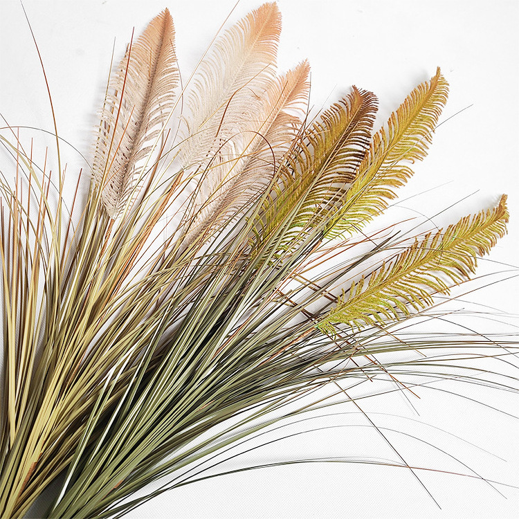 Artificial reed Pampas grass gladiolus leaf green plant centipede grass manufacturers wholesale false grass