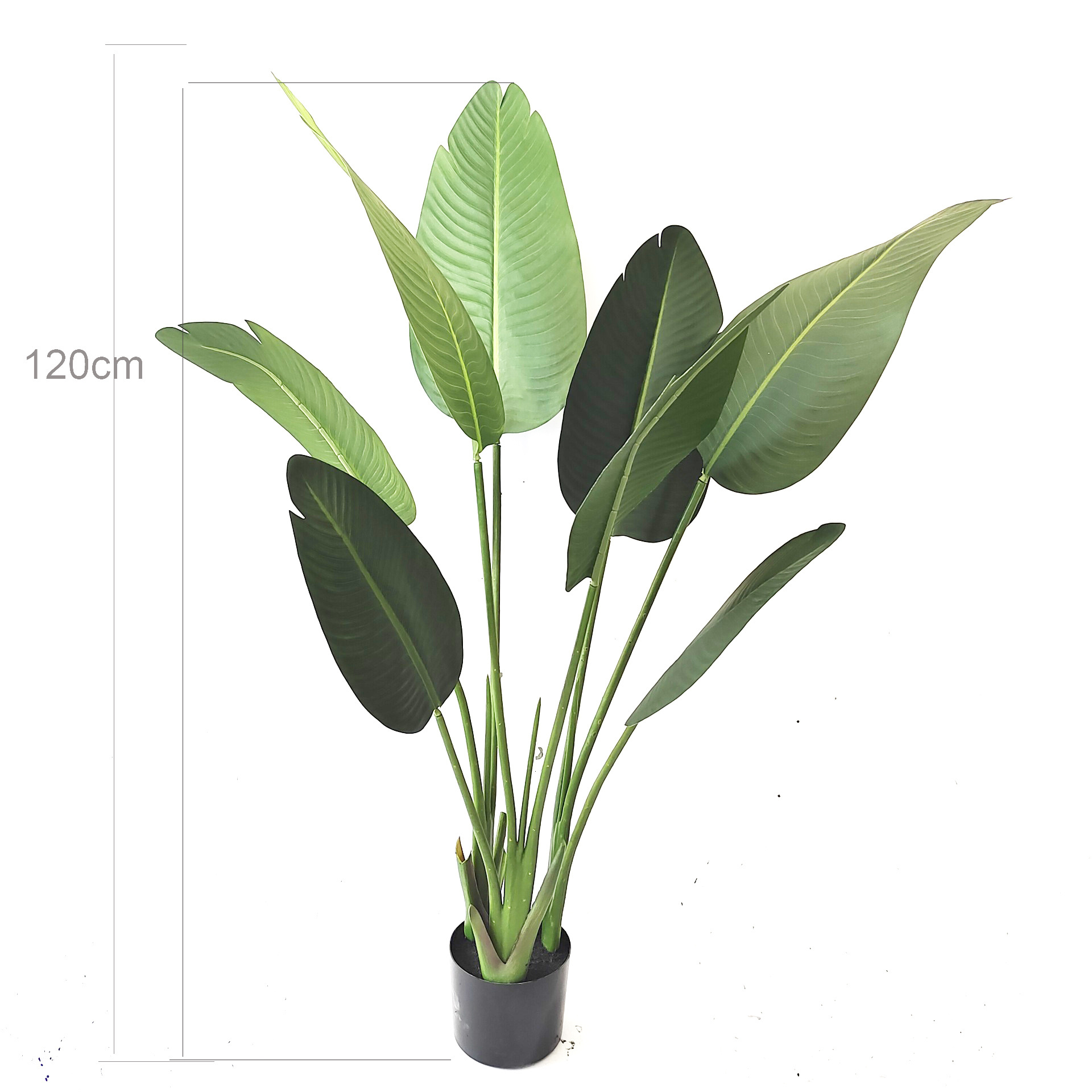 160 cm Banana Bonsai Plastic Tree Plants artificial banana leaf plants Indoor Tree