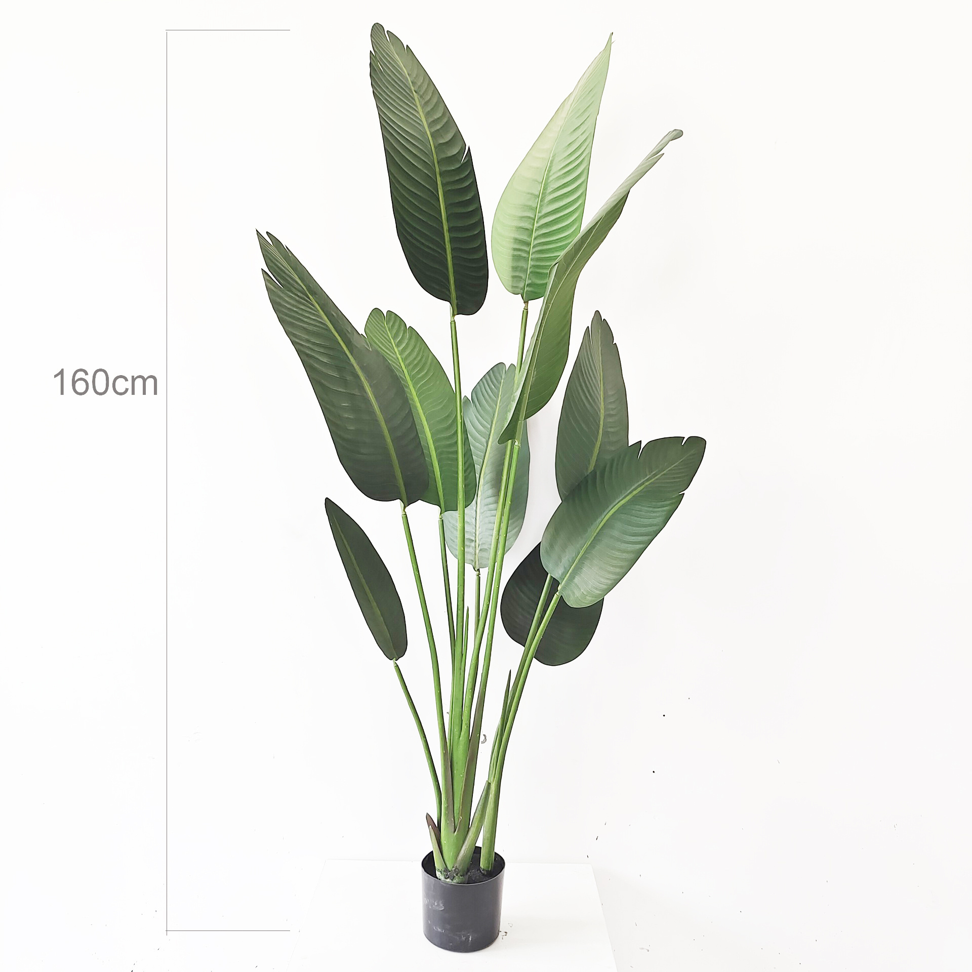 160 cm Banana Bonsai Plastic Tree Plants artificial banana leaf plants Indoor Tree