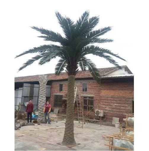 large artificial fake king coconut palm plants tree